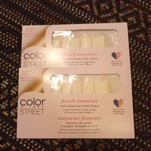 Color street french manicure (meet me in paris